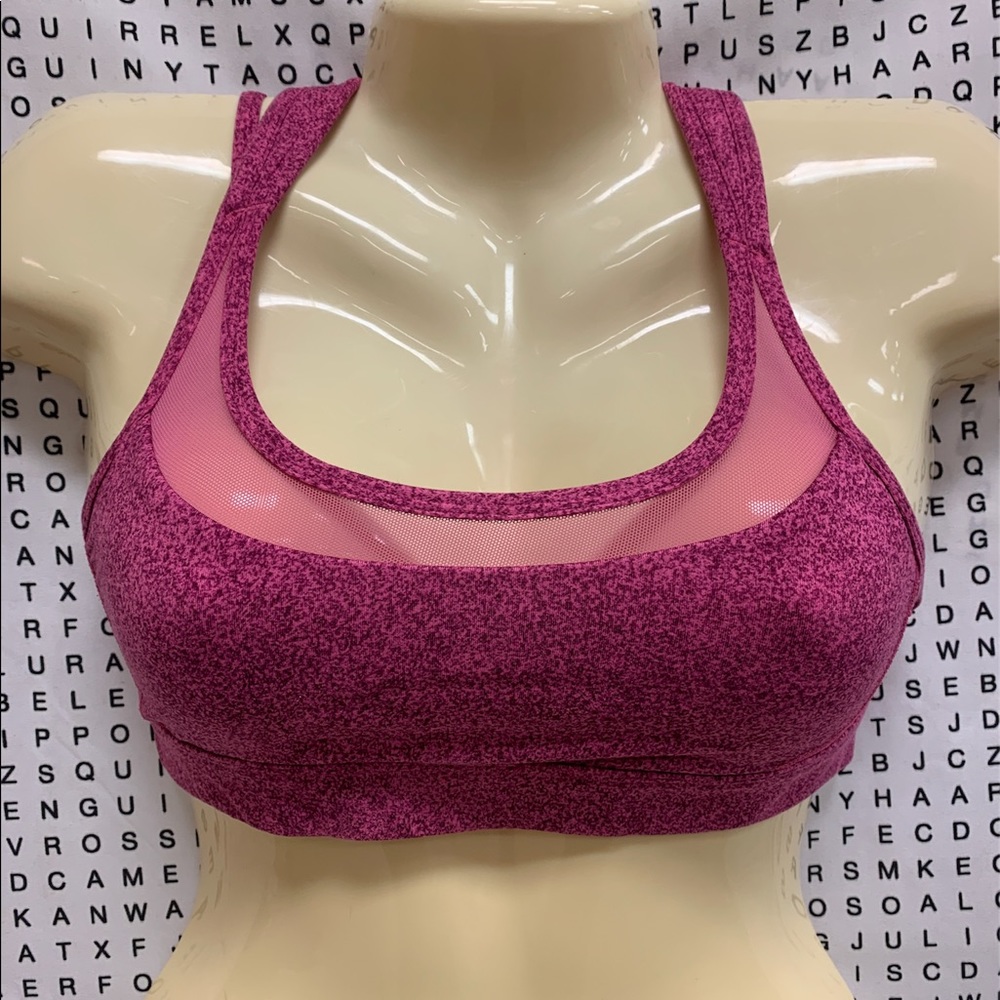 Lululemon exercise bra in pink